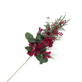 Bulk 12 Xmas Heritage Hydrangea & Berry Pick 89cm In Australia - Darrahopens