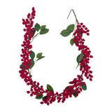 Xmas Flocking Berry Garland 130cm In Australia - Darrahopens