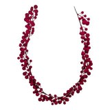 Xmas Flocking Berry Garland 175cm In Australia - Darrahopens