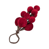 Bulk 24 Xmas Red Velvet Bauble Ring 20cm In Australia - Darrahopens