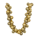Bulk 4 Xmas Gold Bauble Garland 100cm In Australia - Darrahopens