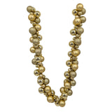 Bulk 4 Xmas Gold Bauble Garland 150cm In Australia - Darrahopens