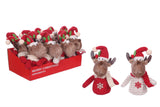 Bulk 24 Xmas Hanging Reindeer 10x8x18cm In Australia - Darrahopens