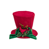 Bulk 6 The Velvet Christmas Hat d.18.5/h.14.5cm In Australia - Darrahopens