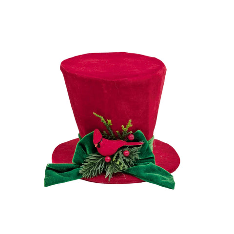 Bulk 6 The Velvet Christmas Hat d.18.5/h.14.5cm In Australia - Darrahopens