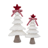 Bulk 6 Xmas Stripe & Snow Tree Lrg 24x11x45cm In Australia - Darrahopens