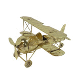 Bulk 2 Rustic Gold Metal Plane 40.2x36.2x20cm In Australia - Darrahopens