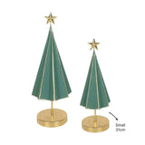 Bulk 6 Metal Xmas Tree Decoration 11x31cm In Australia - Darrahopens