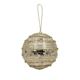 Bulk 12 Xmas Champagne Luxe Hanging Bauble 12cm In Australia - Darrahopens