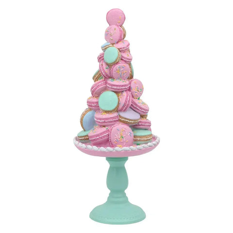 Polyresin Xmas Pastel Macaron Cake 23x23x57cm In Australia - Darrahopens