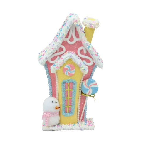 Bulk 4 Xmas Pastel Candy House 17x8x31cm In Australia - Darrahopens