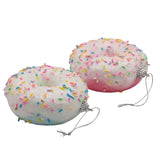 Bulk 24 Xmas Candycane Sprinkle Donut 9.5x4cm 2 Asst In Australia - Darrahopens