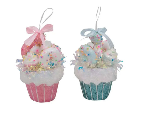 Bulk 12 Xmas Candycane Cupcake 10x17cm 2 Asst