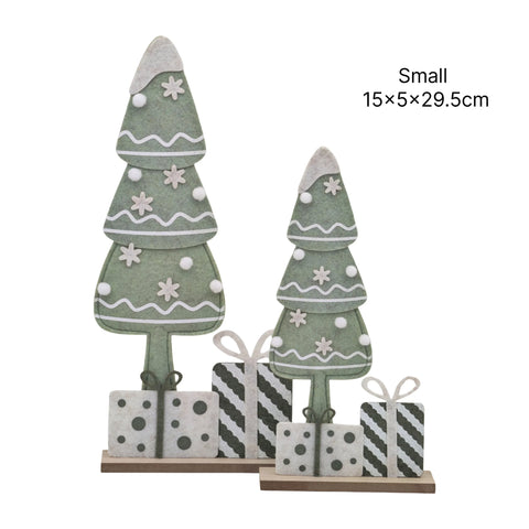 Bulk 12 Xmas Felt Tree Sml 15x5x29.4cm In Australia - Darrahopens