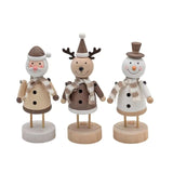 Bulk 24 Xmas Mdf Reindeer Snowman & Santa 5.3x13.5/15/17.5cmh 3asst In Australia - Darrahopens