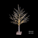 Bulk 4 Xmas Winter Berry Light Up Tree 60cm 60led In Australia - Darrahopens