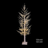 Bulk 2 Xmas Winter Berry Light Up Tree 120cm 120led In Australia - Darrahopens