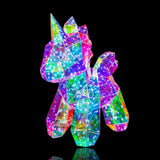Bulk 4 Led Iridescent Unicorn 25.3x15.4x30cm In Australia - Darrahopens