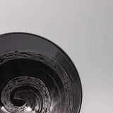 Serving Bowl 28cm Black Swirl Glaze