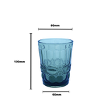 Faubourg Embossed Tumbler - 250ml blue