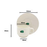 Summer Block Cup and Saucer - 200ml