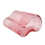 Suzhou Curved Vase Small Pink