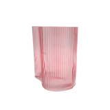Suzhou Curved Vase Small Pink