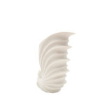 Shell White Ceramic Vase