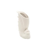 Shell White Ceramic Vase
