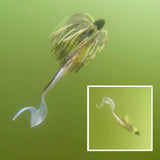 Vike 1 oz Skirted Microjig in Black Blue