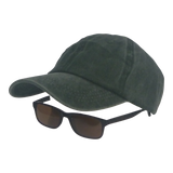 BSTC 6-Panel Baseball Cap, Distressed Cotton, Green