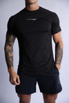HARD HITTERS PRO-TECH PERFORMANCE TEE BLACK MEDIUM