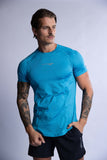 HARD HITTERS PRO-TECH PERFORMANCE TEE MYKONOS BLUE SMALL