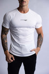 HARD HITTERS RAGLAN CREW TEE WHITE LARGE