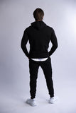 HARD HITTERS SLIM FIT TERRY HOODIE BLACK X-LARGE