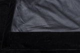 Large Velvet Curtains Black 600x230cm with 4m blockout+30 Hook, Pinch Pleat
