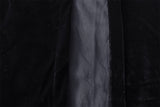 Large Velvet Curtains Black 600cm wide x 230cm Drop PINCH PLEAT+ 30 Hooks New