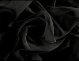 Sheer Voile Curtains 548cm wide 230cm Drop+30 Hooks Pinch Pleat New, Black