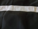 Sheer Voile Curtains 548cm wide 230cm Drop+30 Hooks Pinch Pleat New, Black