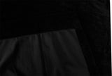 Large Thick Faux Mink Velvet Curtains Blockout 540x 230cm+Hook Pinch Pleat Black