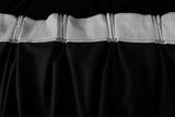 Large Thick Faux Mink Velvet Curtains Blockout 540x 230cm+Hook Pinch Pleat Black