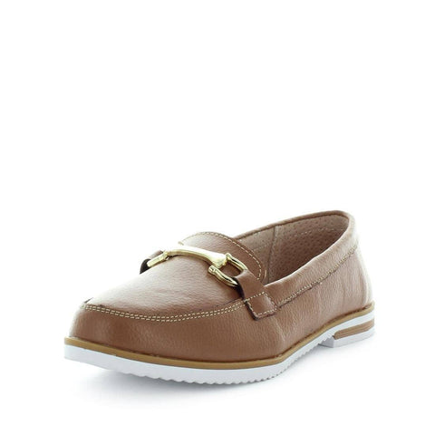 JUST BEE Women's CIRCA Loafers / Slip ons Tan 36EU