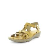 SOFT TREAD ALLINO Women's BORA Sandals Mustard Shoe 39EU