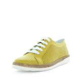 ZOLA Women's HELSA Sneakers Yellow Shoe 38EU