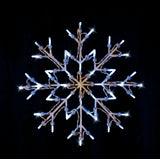 LED Snowflake Silhouette Flashing available in 2 Colors - Cool White