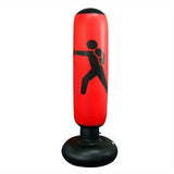 1Pc Inflatable Fitness Boxing Bag Stand - Durable Martial Arts Training Aid(Red) In Australia - Darrahopens