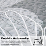 Luxurious Soft matty floral 3 Pc Bedspread & Pillow Cover Set