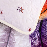 Radiant dreamcatcher white cultural 3 Pc Bedspread & Pillow Cover Set