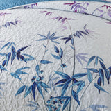 Ornate Vintage Lace purple blue3 Pc Bedspread & Pillow Cover Set