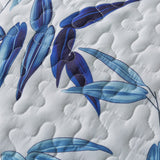 Ornate Vintage Lace purple blue3 Pc Bedspread & Pillow Cover Set